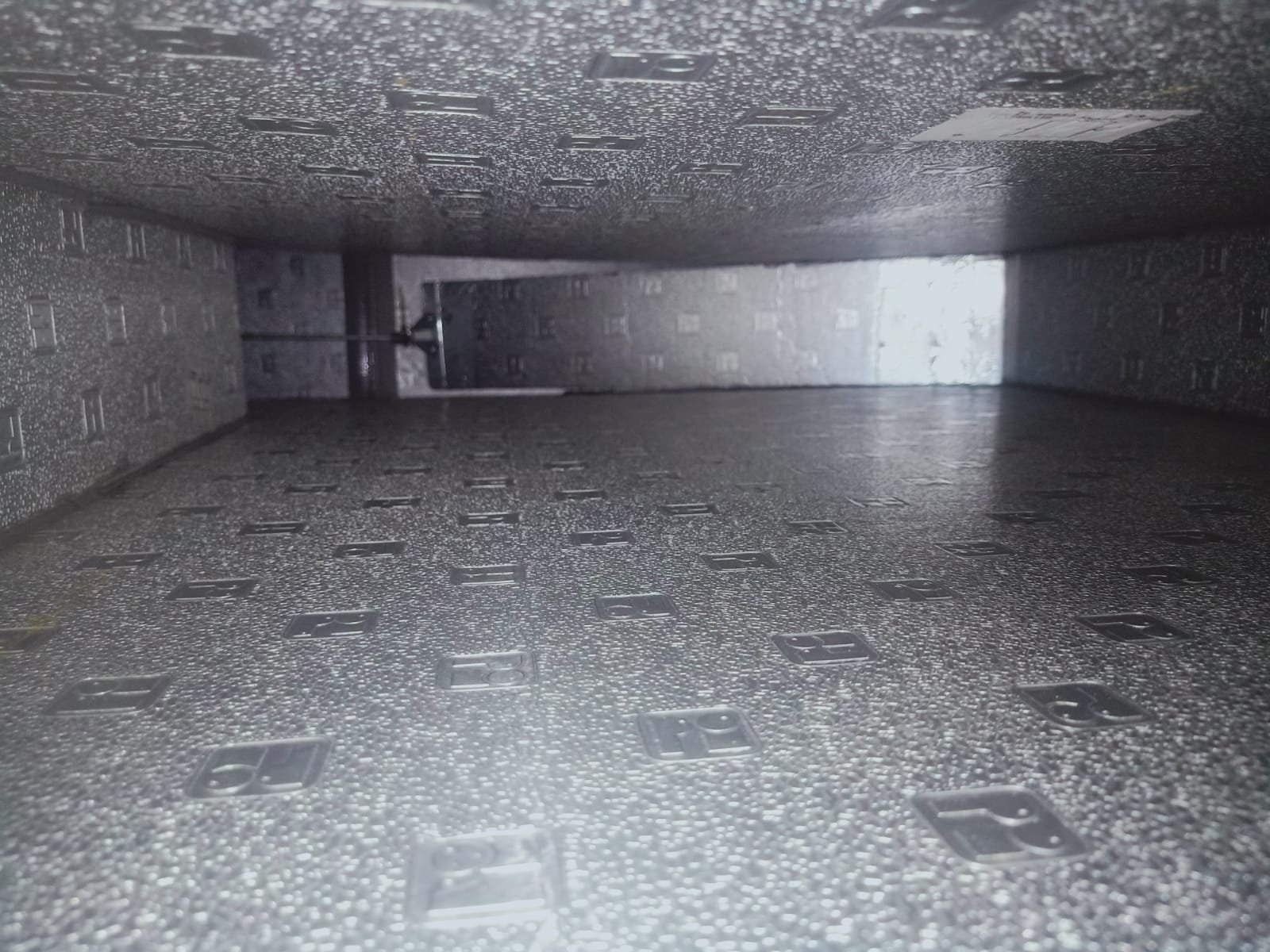 Interior view of an air-conditioning system